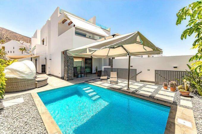 Luxury Villa Tropical Private Heated Pool Los Cristianos  Eksteriør bilde
