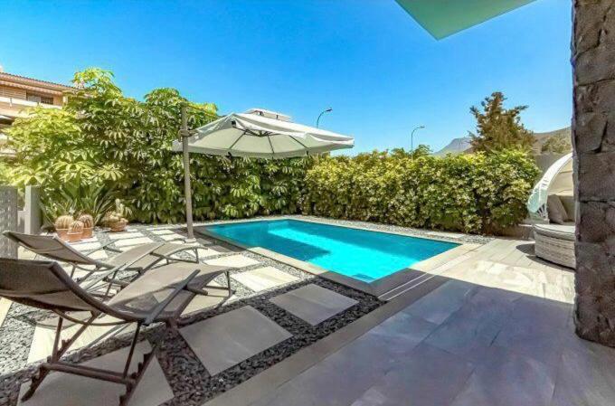 Luxury Villa Tropical Private Heated Pool Los Cristianos  Eksteriør bilde